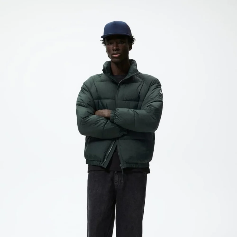 ZARA QUILTED PUFFER JACKET SIZE L - Picture 2 of 10